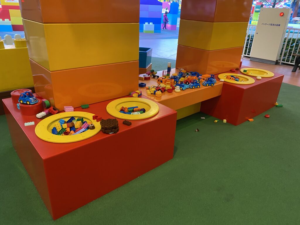 レゴで遊べるスペース